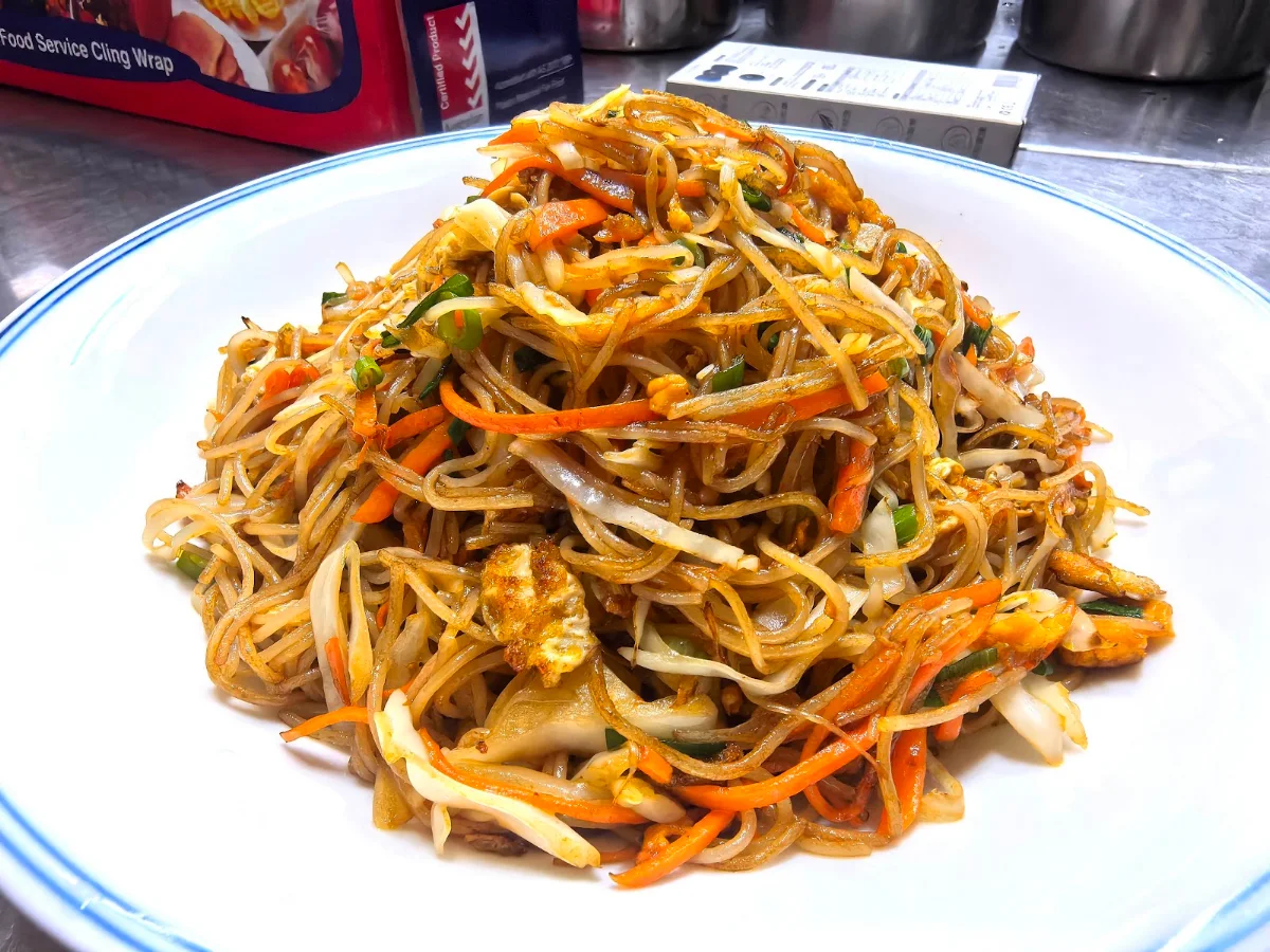三丝炒米粉stir-fried rice noodle